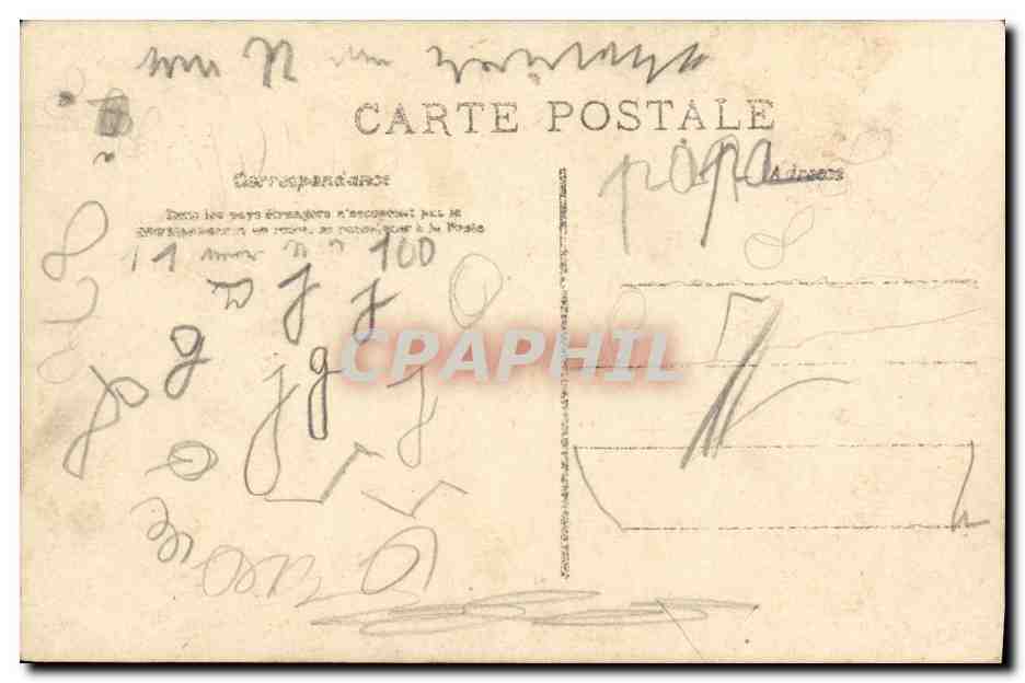 CPA Fantaisie Femme et enfant Bebe — Verso