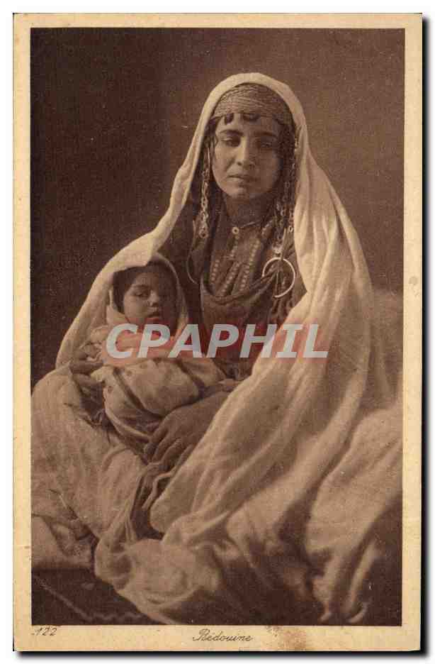 Mujer bereber con niño — Redouane — Editor L. & F. n°122