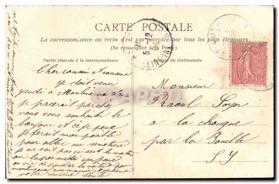 CPA Fantaisie Enfant Femme Le repas de bebe — Rückseite