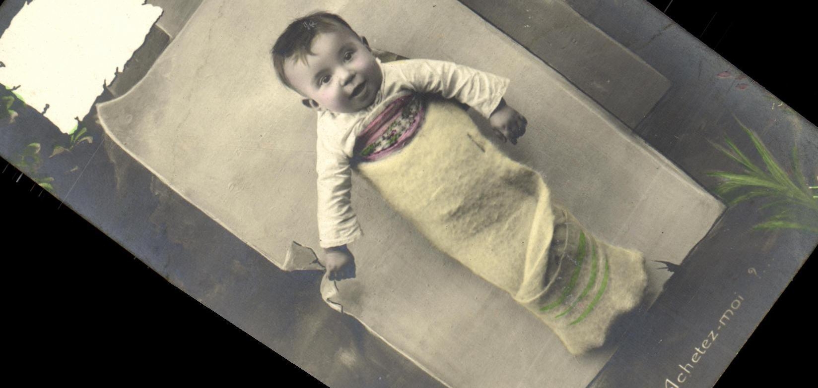 CPA Fantaisie Enfant Bebe Achetez moi
