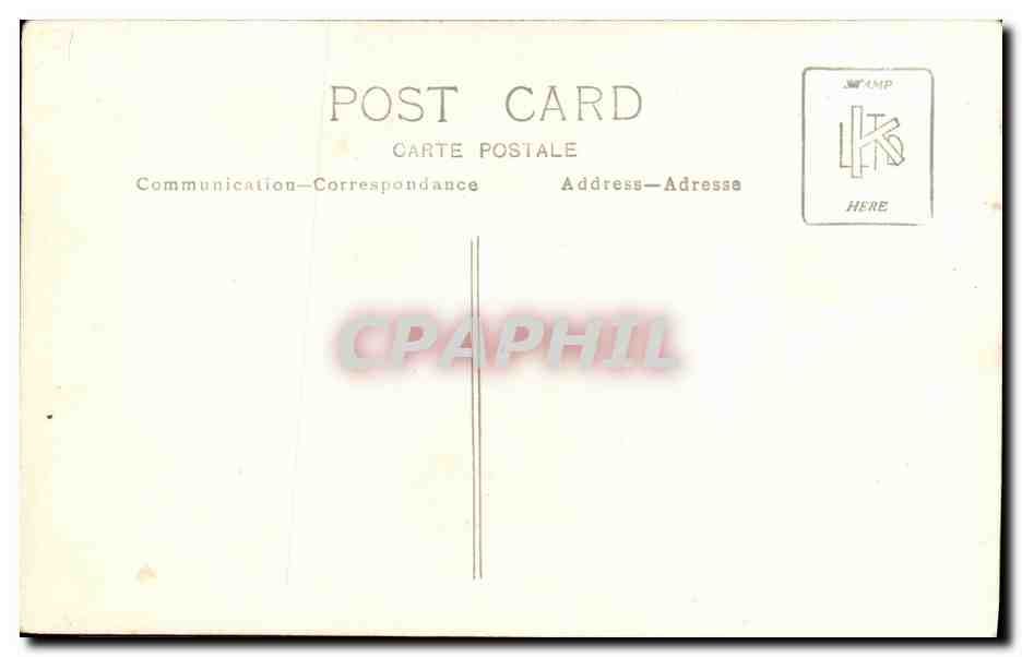 CARTE PHOTO Fantaisie Enfant Bebe — Rückseite