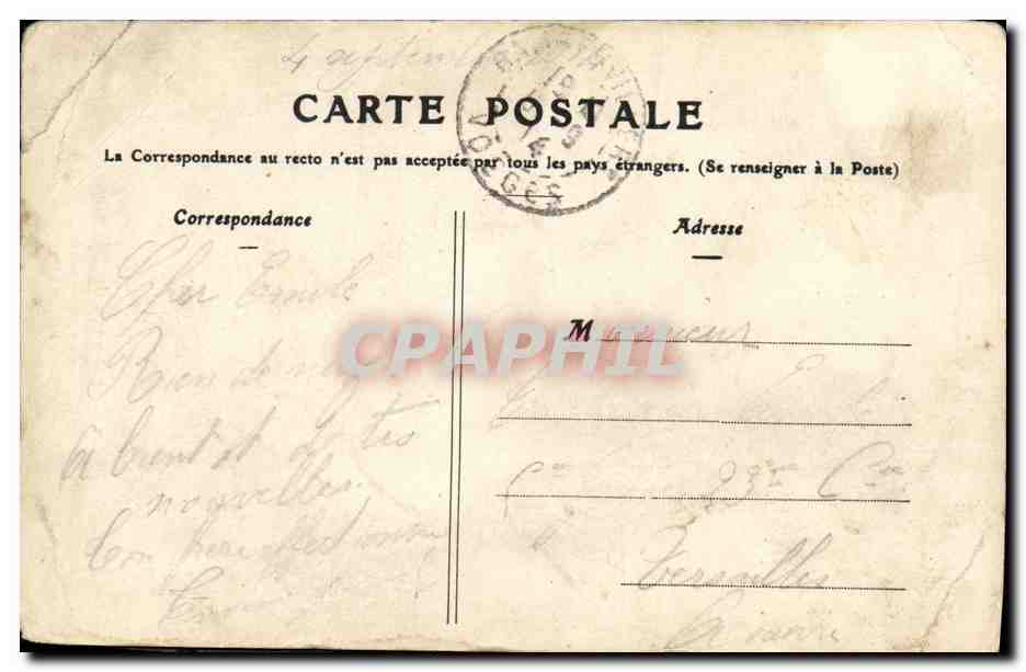 CPA Fantaisie Enfant Bebe La marchande de plaisirs  — Rückseite