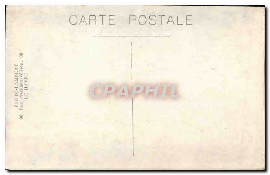 CARTE PHOTO Fantaisie Enfant Bebe — Rückseite