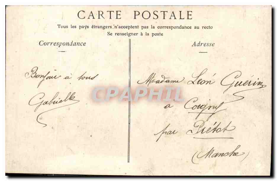 CPA Fantaisie Enfant Nos bebes mignons  — Rückseite