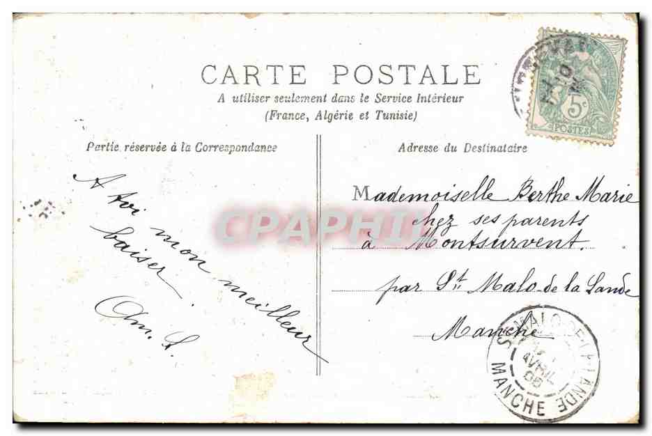 CPA Fantaisie Enfants Promenade  — Rückseite