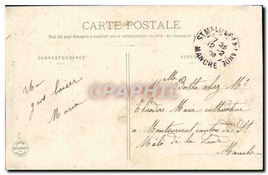 CPA Fantaisie Enfant La petite coquette  — Rückseite