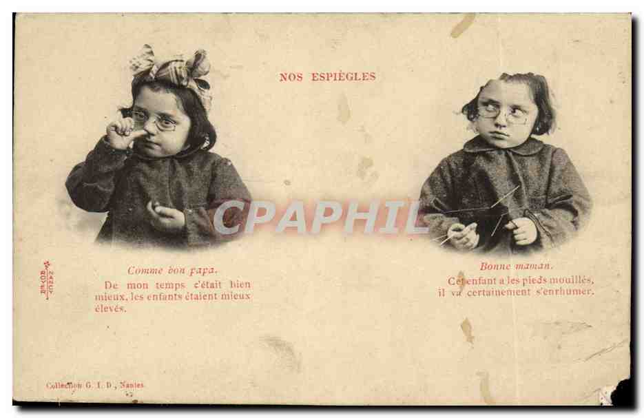 CPA Fantaisie Enfants Nos espiegles