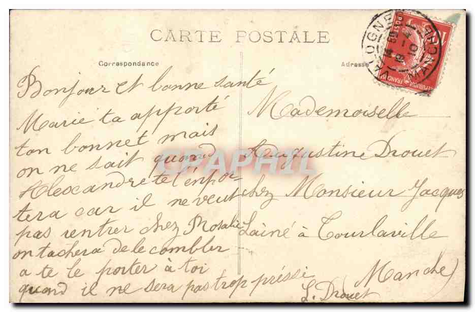 CPA Fantaisie Enfant vive le diabolo — Rückseite