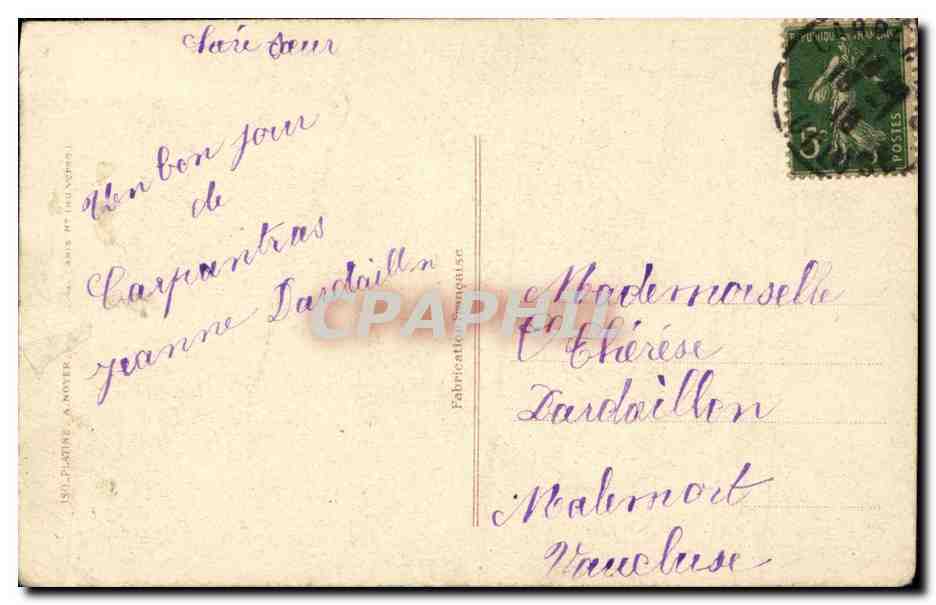 CPA Fantaisie Enfant Soldat miltiaria — Rückseite