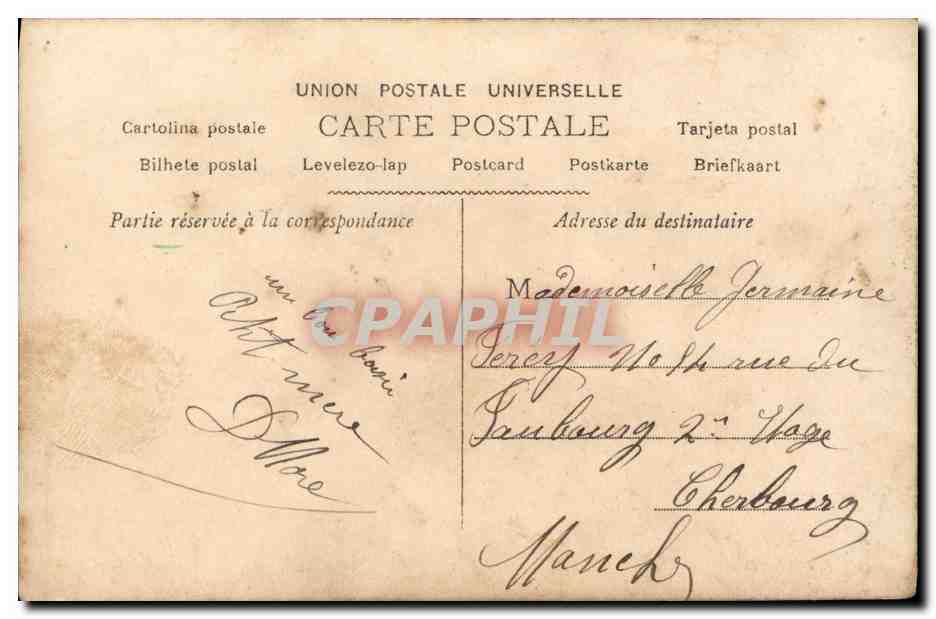CPA Fantaisie Enfant Cerises — Rückseite