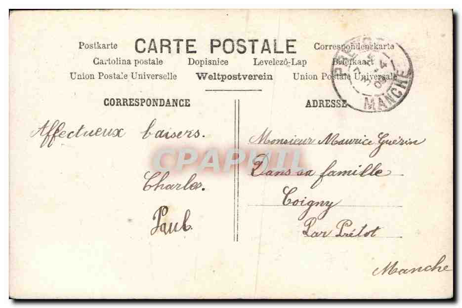 CPA Fantaisie Enfant Petit marin Futur matelot — Verso