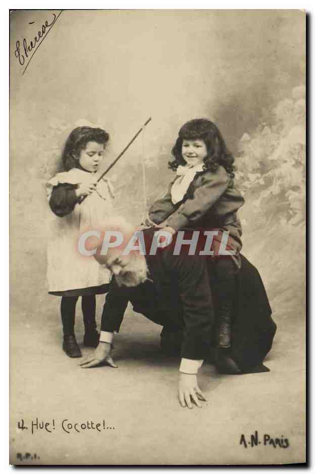 CPA Fantaisie Enfant Hue cocotte