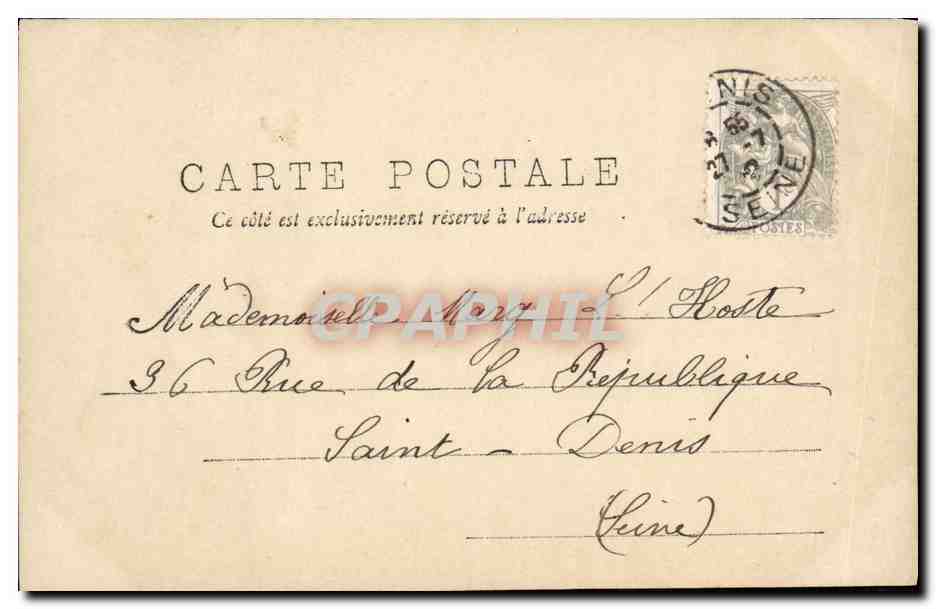 CPA Fantaisie Enfants Patatras — Rückseite