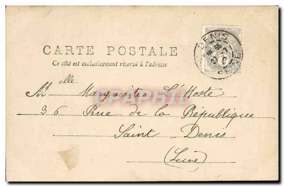 CPA Fantaisie Enfants Deux cavaliers pour un cheval  — Rückseite