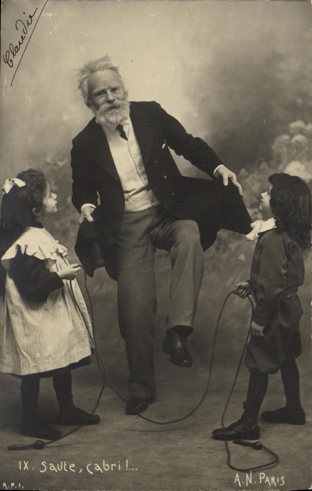 CPA Fantaisie Enfants Saute cabri 