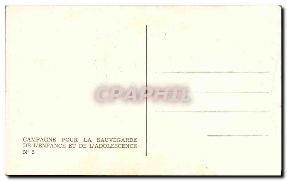 CPSM Fantaisie Enfant Maria Montessori — Rückseite