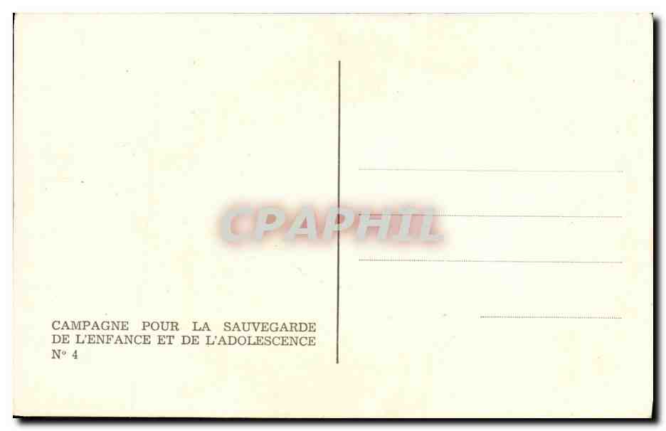 CPM Fantaisie Enfant Francois Mauriac — Rückseite