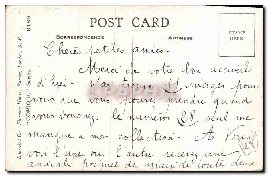 CPA Fantaisie Enfant oh daddy has just the little boy — Rückseite