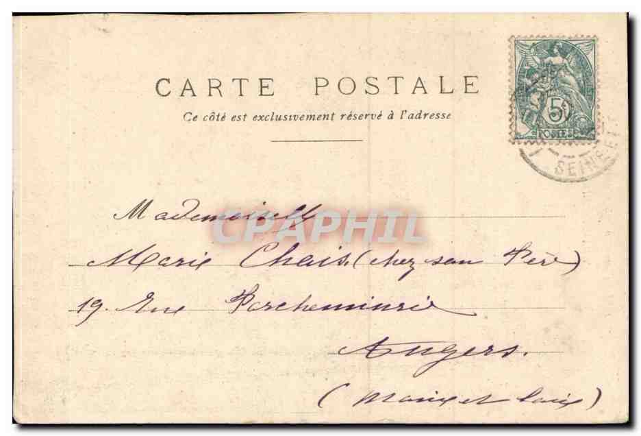 CPA Fantaisie Enfants Sourire d Avril  — Rückseite