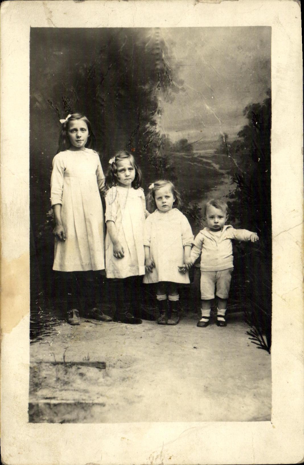 CARTE PHOTO Fantaisie Enfants 