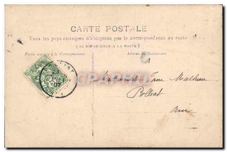 CPA Fantaisie Enfant Bebe embarasse — Verso
