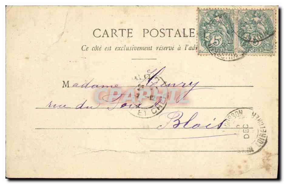 CPA Fantaisie Enfant Nos moutards — Rückseite