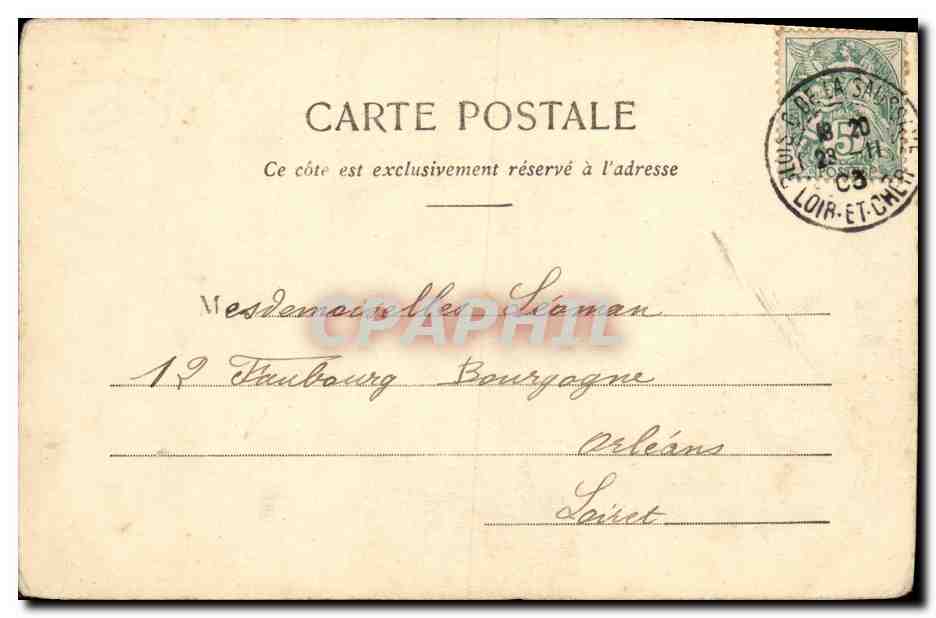 CPA Fantaisie Enfants Le droit de passage Chasseur  — Rückseite