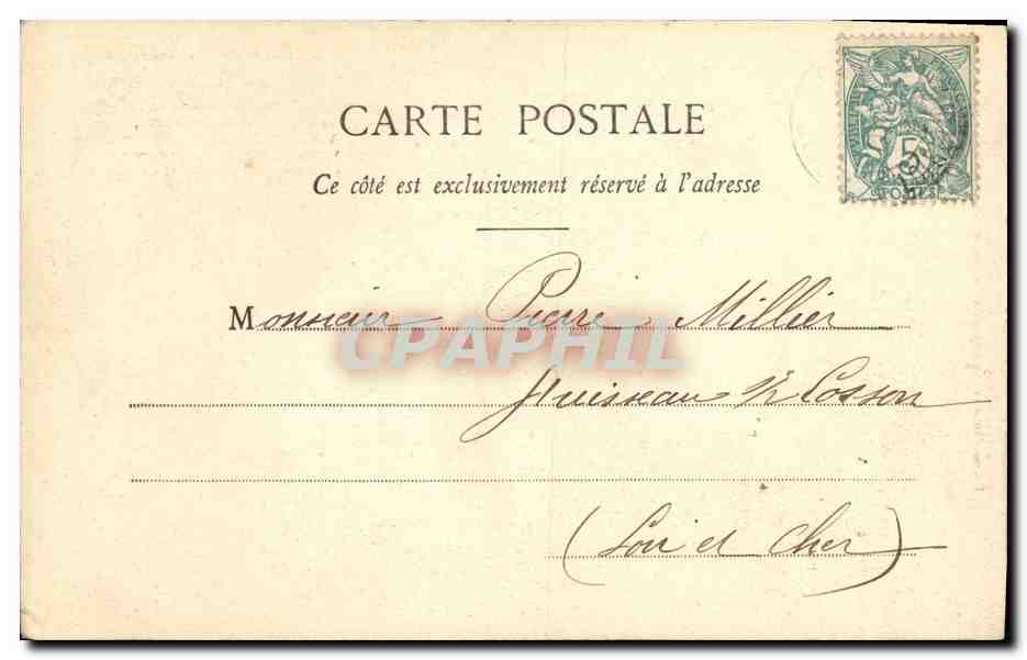 Deux jeunes filles près d'un panneau routier — Retour de Pèlerinage IV — Éditeur : Pauline Paullyre & Cie, Nancy — Reverso