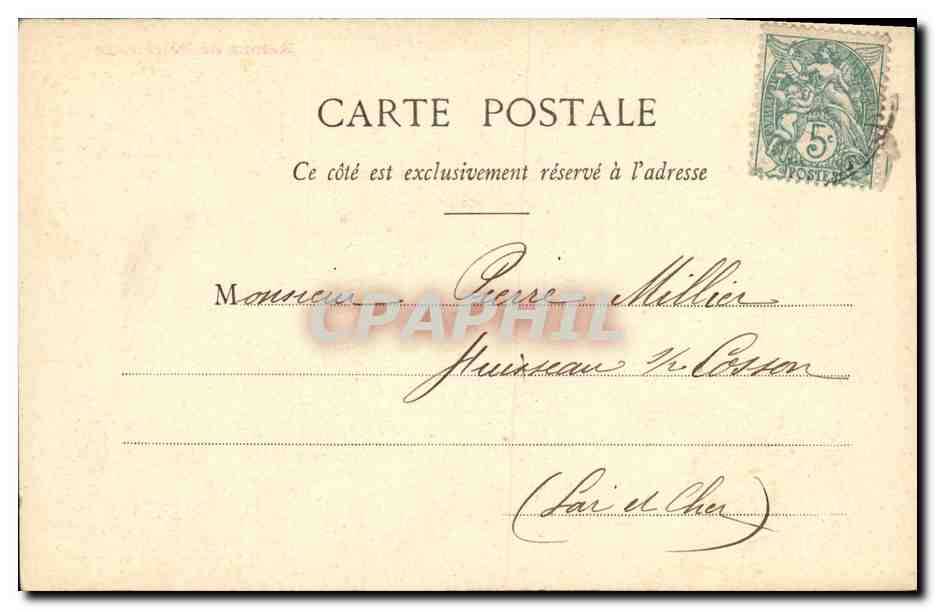 CPA Fantaisie Enfant Retour de pelerinage Moine — Rückseite