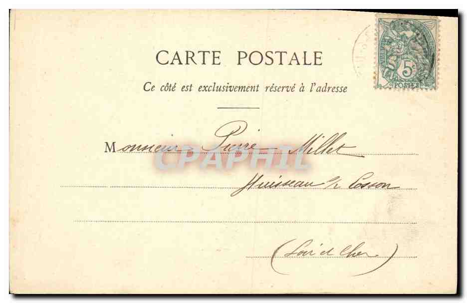 CPA Fantaisie Enfant Retour de pelerinage Moine — Rückseite