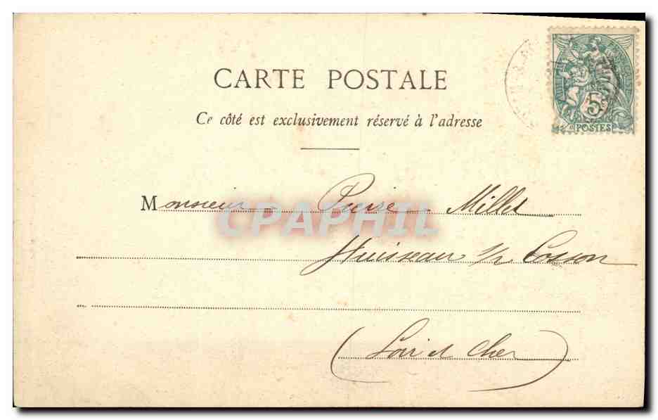 CPA Fantaisie Enfant Retour de pelerinage Moine — Rückseite