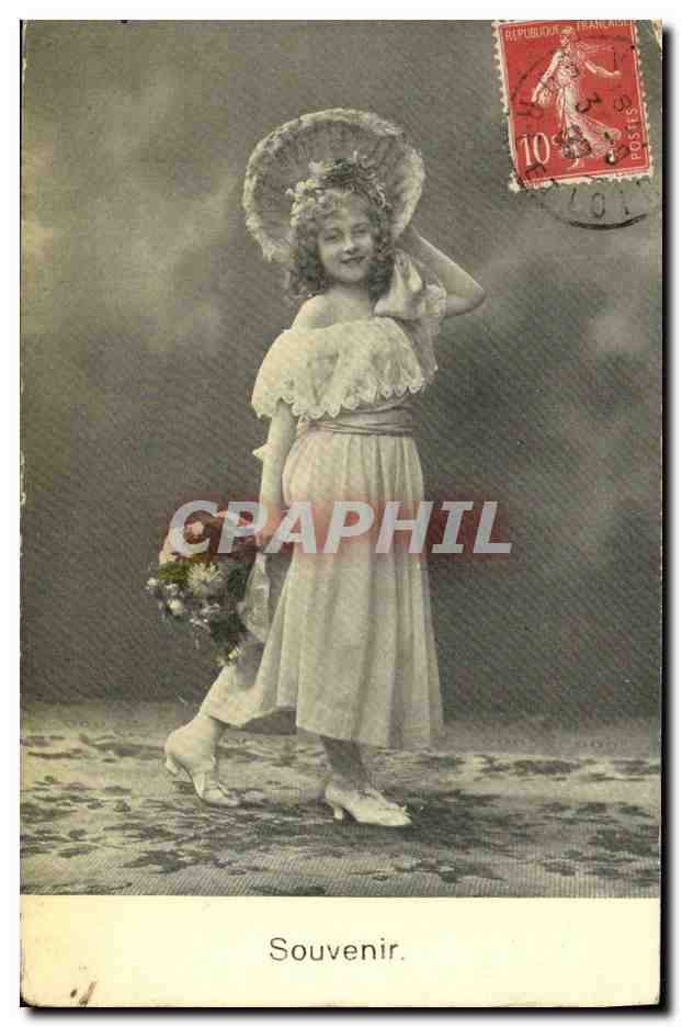 CPA Fantaisie Enfant Souvenir