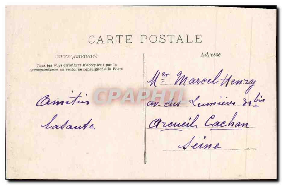 CPA Fantaisie Enfant Alsace Lorraine Colombe — Rückseite
