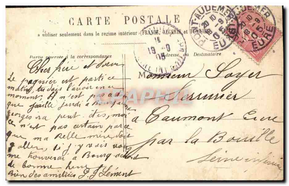 CPA Fantaisie Enfant Haut de forme Chapeau Gibus — Rückseite
