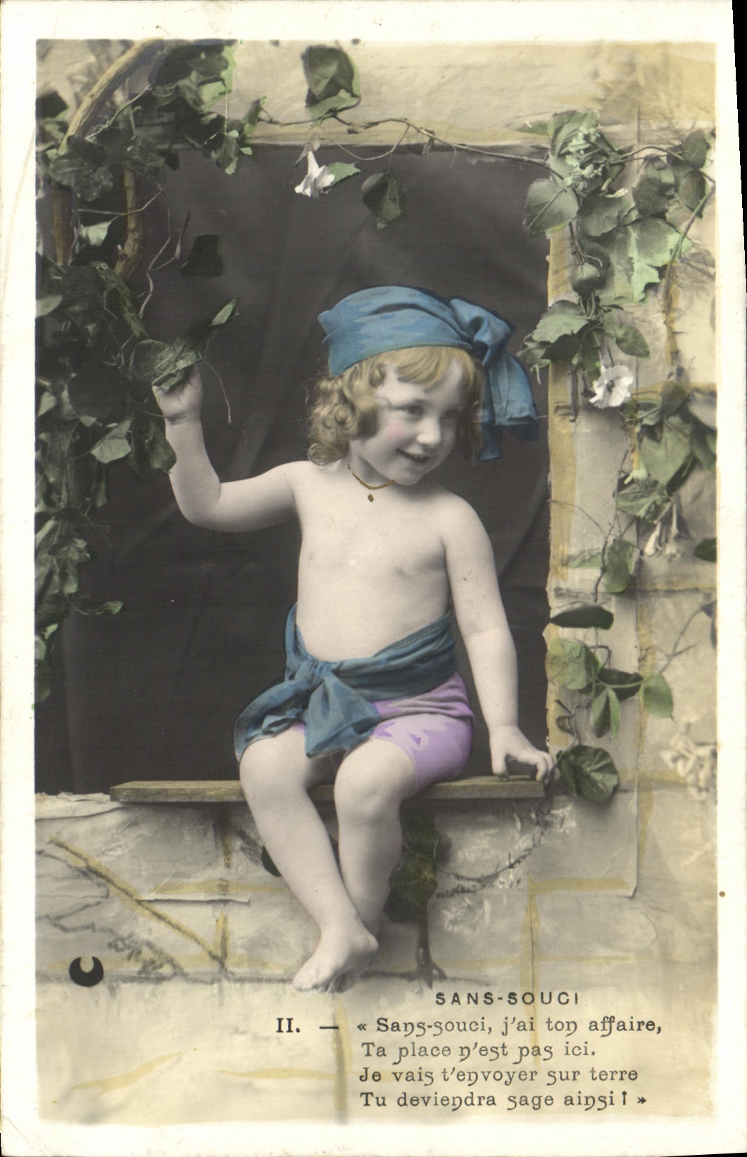 CPA Fantaisie Enfant Sans souci