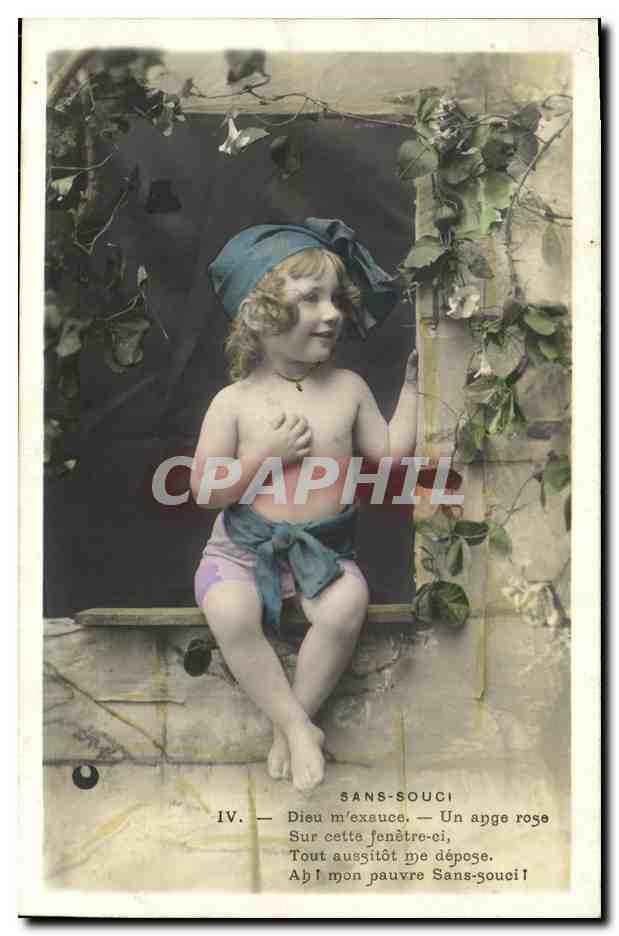 CPA Fantaisie Enfant Sans souci