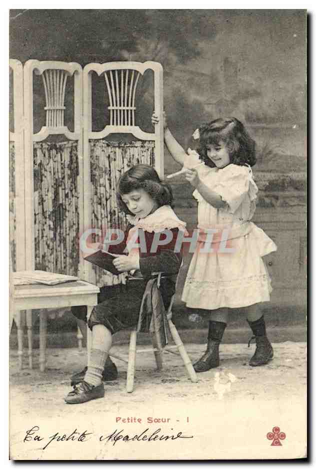 CPA Fantaisie Enfants Petite soeur