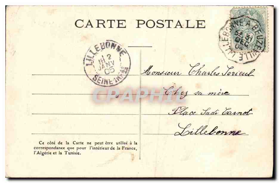 CPA Fantaisie Enfants Petite soeur — Rückseite