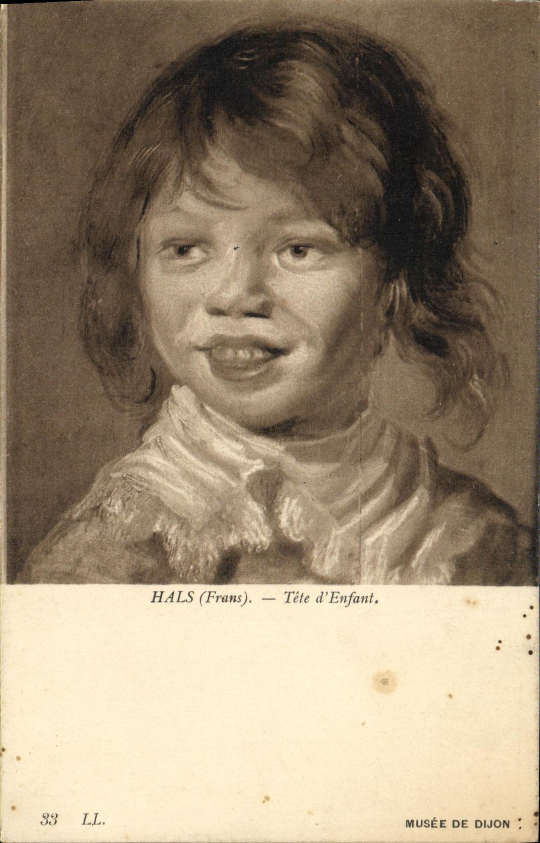 CPA Fantaisie Enfant Frans Hals Tete d enfant