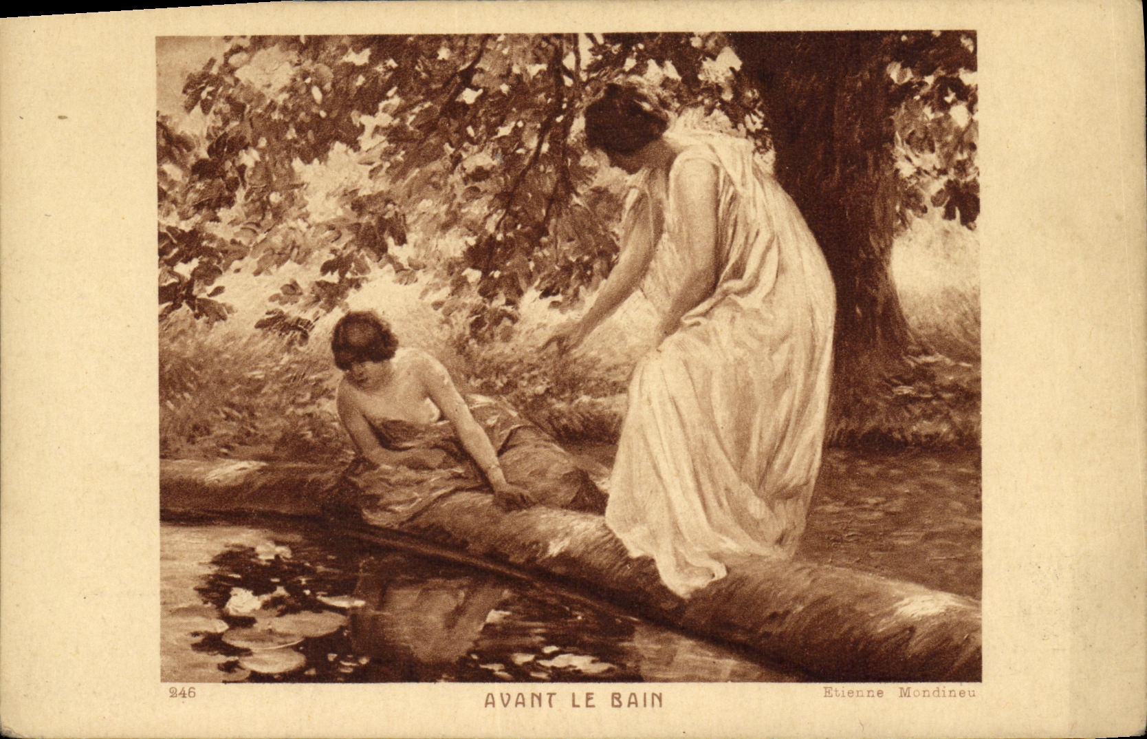 Avant le bain — Étienne Mondineu — Braun & C°, Paris, n°246