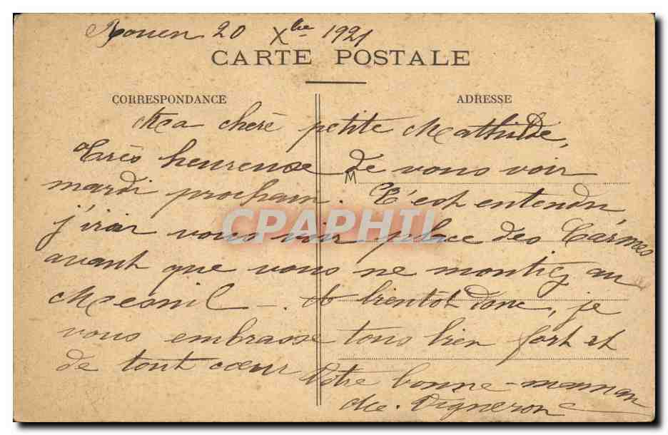 CPA Fantaisie Plaisirs d Enfants  — Rückseite
