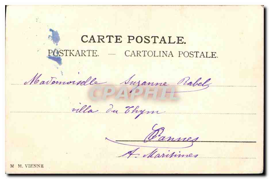 CPA Fantaisie Enfant Cerises — Rückseite