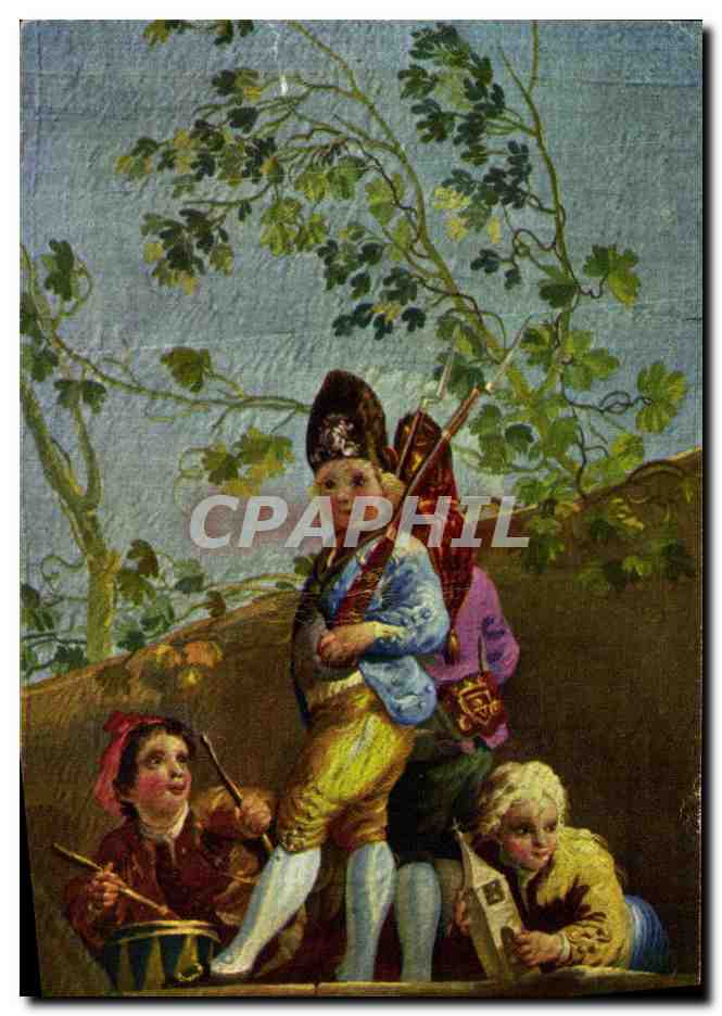 Enfants jouant aux soldats — Goya (1746-1828) — Édité par le Comité National de l'Enfance