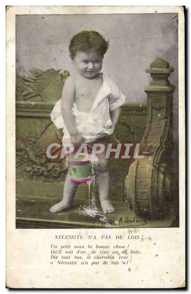 CPA Fantaisie Enfant Necessite n a pas de lois