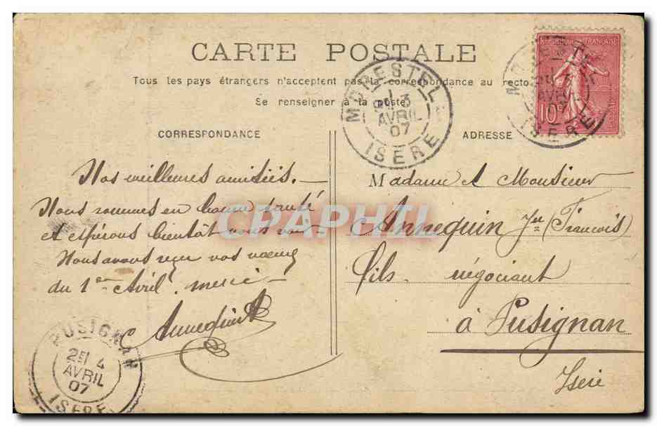 CPA Fantaisie Enfant Necessite n a pas de lois — Verso