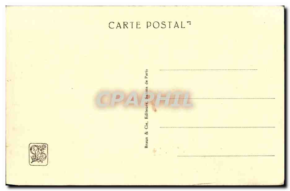 Causerie — scène de jardin — C. Bellanger, n° 7223 — Verso