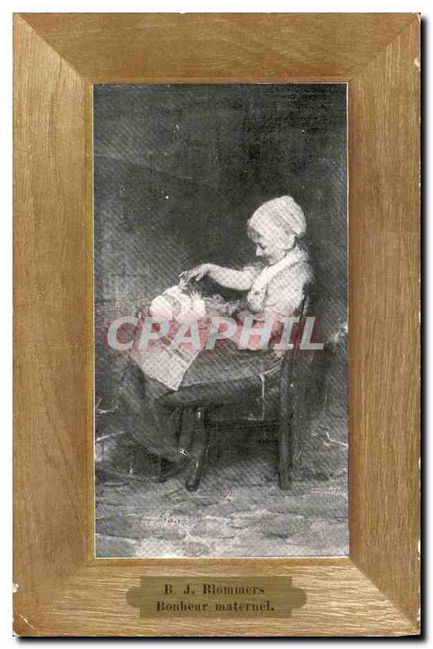 CPA Fantaisie Femme et Enfant Bebe Blommers Bonheur maternel