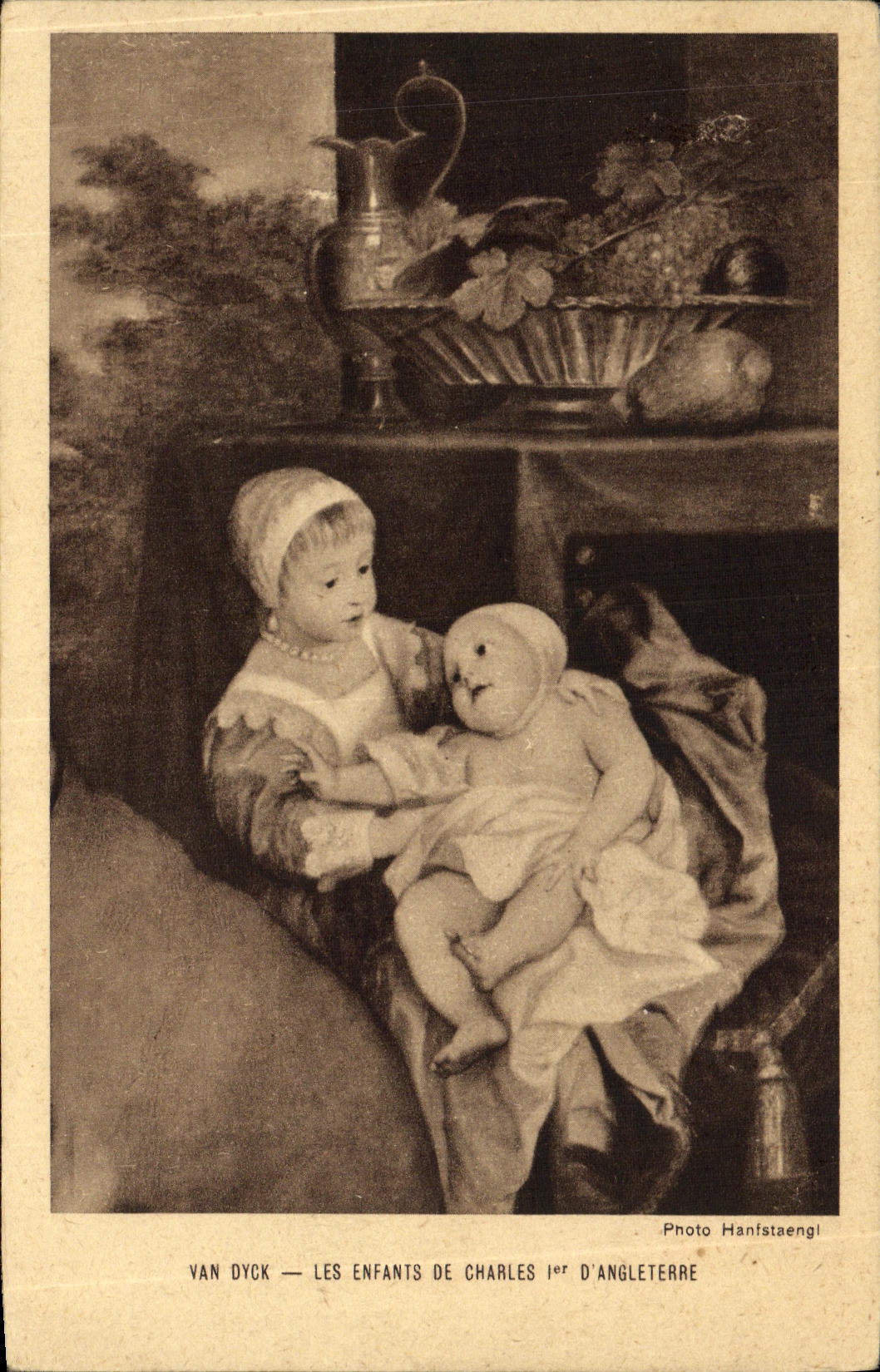 CPA Fantaisie Enfants Van Dyck Les enfants de Charles 1er d Angleterre 