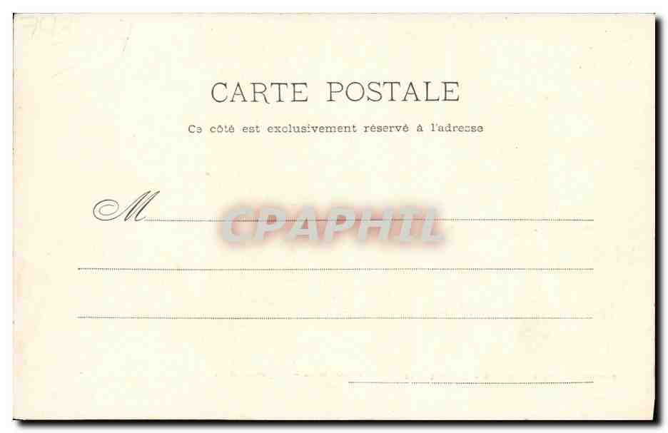 CPA Fantaisie Femme et Enfants Exposition des Beaux Arts Langres 1903 Descelles La grande soeur  — Rückseite