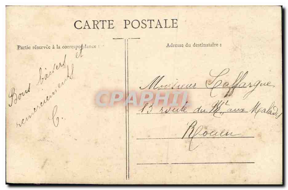 CPA Fantaisie Enfant Pensez a moi — Rückseite